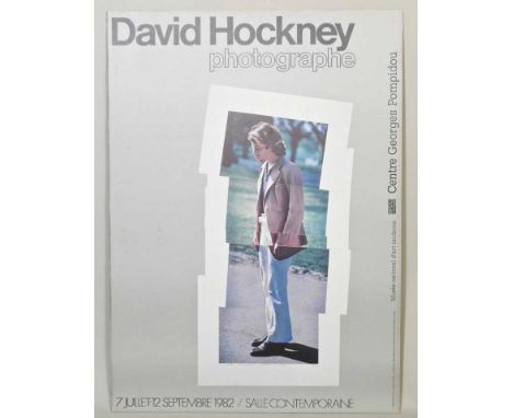 ARR David Hockney (b.1937), Photographe, Centre George Pompidou, 1982, poster, 70 x 50cm, unframed