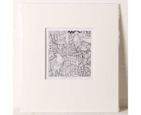 ARR Beverley Gene Coraldean (contemporary), Tombland Tutelary, screenprint, signed, titled and numbered 01/02, in a sealed po