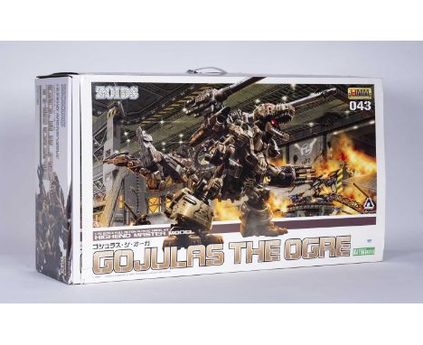 Takara Tomy, Kotobukiya Zoids, a large 1/72nd scale plastic kit of Gojulas The Ogre, as issued in the original box and packag