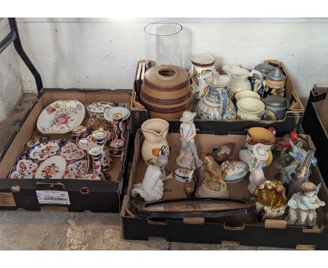 A collection of glassware and ceramics, to include Nao and Noritake