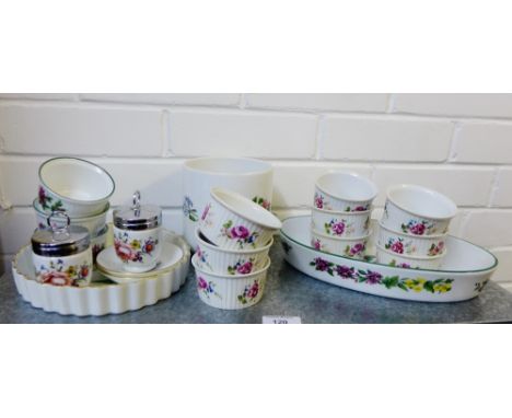 A collection of Royal Worcester table ware to include ramekin dishes, egg coddlers, flan dishes etc., (a lot) 