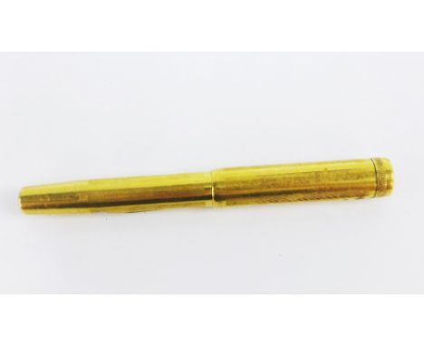 Vintage Montblanc No2 lever filler  fountain pen with gold filled overlay, a rare lever fill model circa 1920's, No2 Montblan