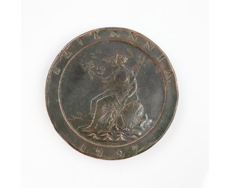 1797 cartwheel twopence of George III - nEF. UK P&amp;P Group 0 (£6+VAT for the first lot and £1+VAT for subsequent lots)&nbs