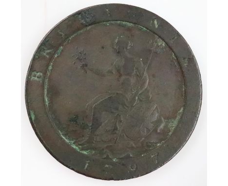 1797 Cartwheel twopence of George III. UK P&amp;P Group 0 (£6+VAT for the first lot and £1+VAT for subsequent lots) 