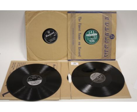 FIVE VINTAGE 78'S TO INCLUDE JIM LOWE, FRANKIE LYMON AND THE TEENAGERS, DREAMWEAVERS, EVERLY BROTHERS ETC