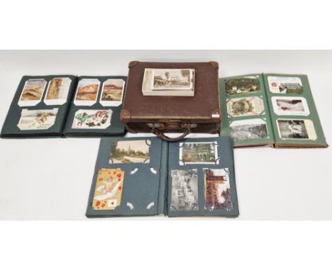 Various postcard albums&nbsp;to include topographical, Christmas, birthdays, vintage photographs, local topographical to incl