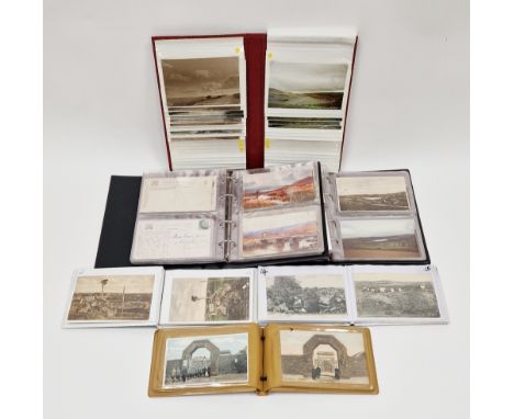 Quantity of vintage post cards to include Dartmoor, Frith's Series, Tuck postcards, 6 small albums ( 1 box)