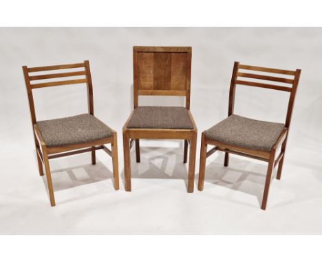 Pair of vintage Dancer and Hearne Limited chairs&nbsp;having broad arrow military mark and dated April 1989, 76cm high (2)&nb