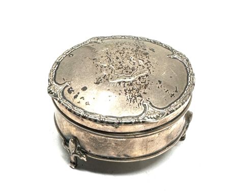 .925 sterling trinket box 