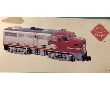 Aristo Craft Trains gauge 1 Alco FA-1 Santa Fe model locomotive boxed 
