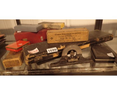 Collection of scientific instruments CONDITION REPORT: All the items to show use wear but appear to still be useable, general