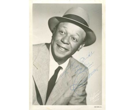 ANDERSON EDDIE ´ROCHESTER´: (1905-1977) American radio and television comedian and actor who also made some film appearances,