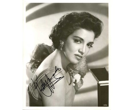 JURADO KATY: (1924-2002) Mexican actress, the first Latin American actress to be nominated for an Oscar. A good signed 8 x 10