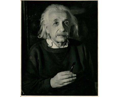[EINSTEIN ALBERT] (1879-1955) German-born theoretical physicist, Nobel Prize winner for Physics, 1921. FLEISCHMANN TRUDE (189