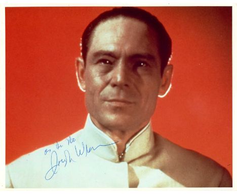 WISEMAN JOSEPH: (1918-2009) Canadian-born American actor, remembered for his role as the villain Dr. Julius No in the first J