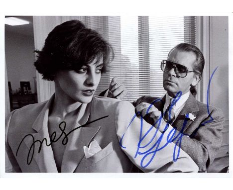LAGERFELD KARL &amp; FRESSANGE INES DE LA: Karl Lagerfeld (1933-2019) German fashion Designer. Lagerfeld was known as the cre