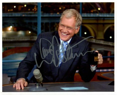 LETTERMAN DAVID: (1947- ) American television host, Comedian, Writer and Producer. Letterman hosted late-night television tal
