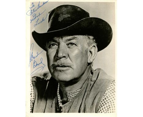BOND WARD: (1903-1960) American character actor, remembered for his roles in Westerns as well as his portrayal of Bert in Fra