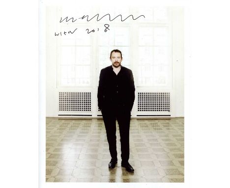 GILLICK LIAM: (1964- ) British artist, one of the earliest members of the Young British Artists. Signed colour 8 x 10 photogr