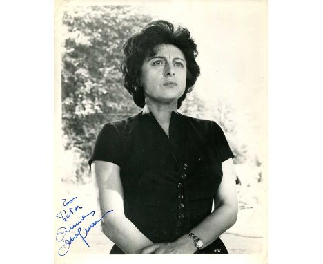 MAGNANI ANNA: (1908-1973) Italian actress, Academy Award winner. An excellent vintage signed and inscribed 8 x 10 photograph 