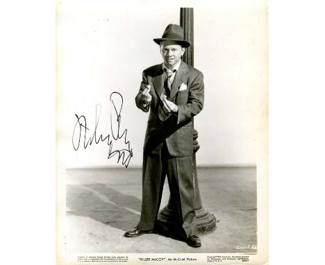 ACTORS: Selection of signed 8 x 10 photographs by various film actors comprising Mickey Rooney (in costume as Tommy ´Killer´ 