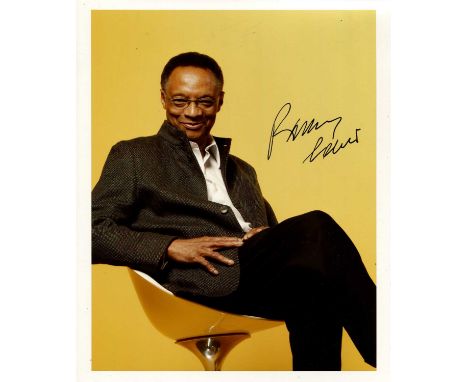 LEWIS RAMSEY: (1935-2022) American jazz pianist and composer. Signed colour 8 x 10 photograph of Lewis seated in a relaxed th