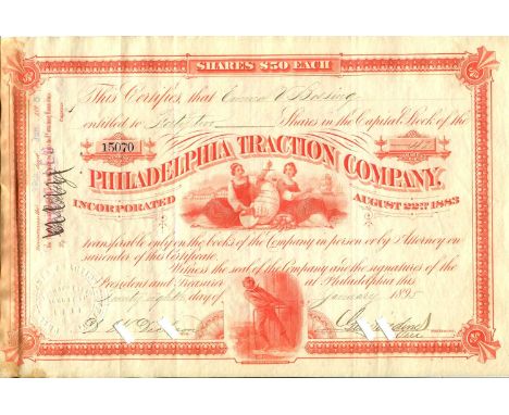 [RMS TITANIC]: WIDENER GEORGE (1861-1912) American businessman who died in the sinking of the RMS Titanic. D.S., Geo. D. Wide