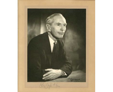 DOUGLAS-HOME ALEC: (1903-1995) British Prime Minister 1963-64. A good vintage signed 10 x 12 photograph of Douglas-Home in a 
