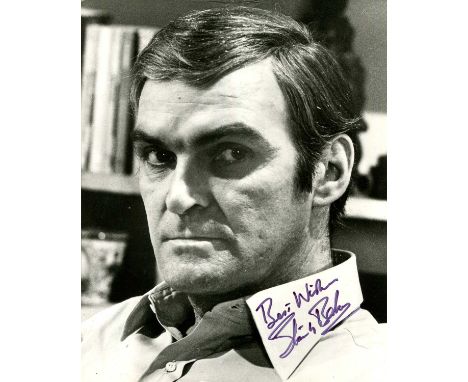 BAKER STANLEY: (1928-1976) Welsh actor. A good signed 7.5 x 9.5 photograph of the actor in a close-up head and shoulders pose