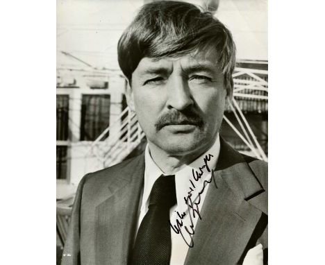WERNER OSKAR: (1922-1984) Austrian actor, an Academy Award nominee. Signed 8 x 10 photograph of Werner standing outdoors in a