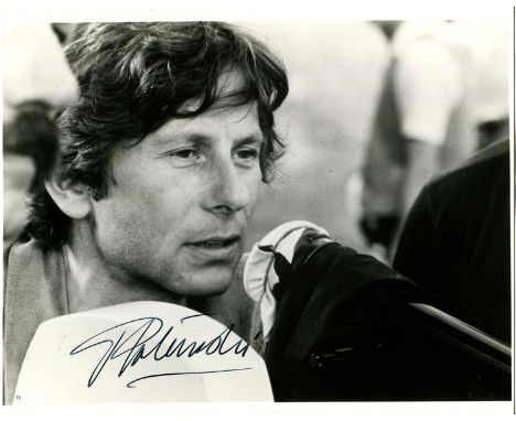 POLANSKI ROMAN: (1933- ) French-born Polish film director, Academy Award winner. A good signed 10 x 8 photograph of Polanski 