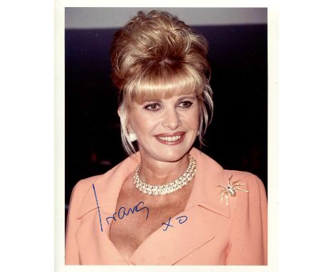 TRUMP IVANA: (1949-2022) Czech-American businesswoman, socialite and model, the wife of Donald Trump from 1977-90. Signed col