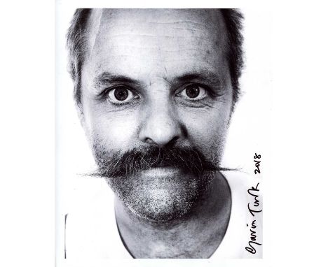 TURK GAVIN: (1967- ) British artist, considered to be one of the Young British Artists. Signed 8 x 10 photograph of Turk in a