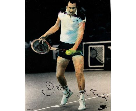 MCENROE JOHN: (1959- ) American tennis player, Wimbledon Champion 1981, 1983 &amp; 1984. A printed oblong 4to edition of the 
