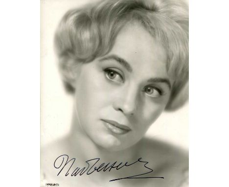 ZETTERLING MAI: (1925-1994) Swedish actress. Signed 7.5 x 9 photograph, the original vintage publicity portrait by photograph