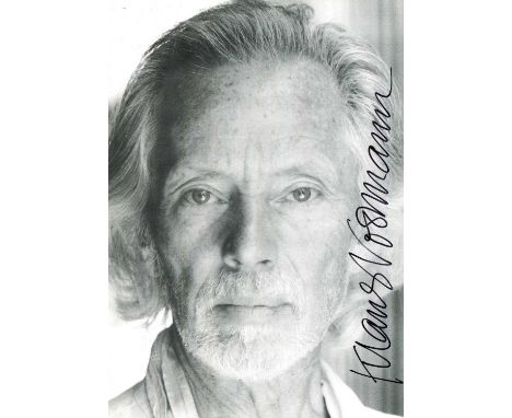 VOORMANN KLAUS: (1938- ) German artist and musician, closely associated with the Beatles. Signed 4 x 6 photograph of Voormann