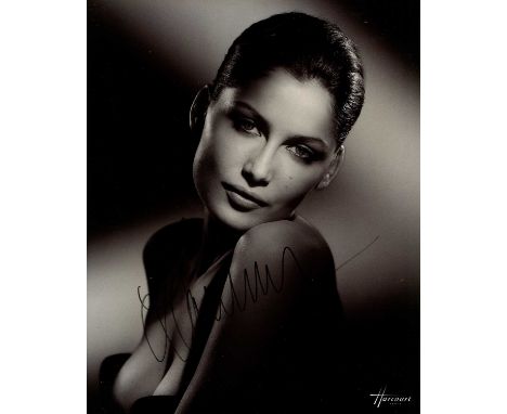 CASTA LAETITIA: (1978- ) French Actress and Model. An excellent and artistic signed 8 x 10 photograph by Casta, the Harcourt 