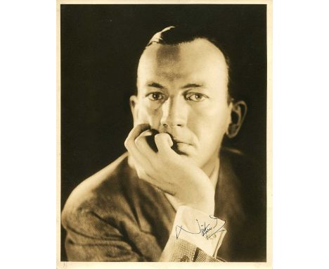 COWARD NOEL: (1899-1973) English actor, playwright and composer, Academy Award winner. A fine vintage signed sepia 8 x 10 pho