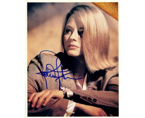 FOSTER JODIE: (1962- ) American actress, Academy Award winner. Signed colour 8 x 10 photograph of the actress in an engaging 