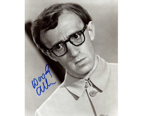 ALLEN WOODY: (1935- ) American film director, actor and comedian, Academy Award winner. Signed 8 x 10 photograph of Allen in 