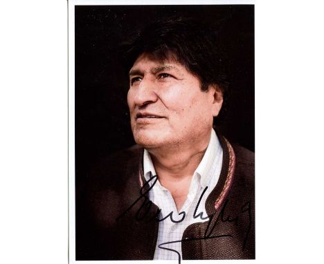 MORALES EVO: (1959- ) Bolivian politician, and former Activist, who served as President of Bolivia from 2006 to 2019. Widely 