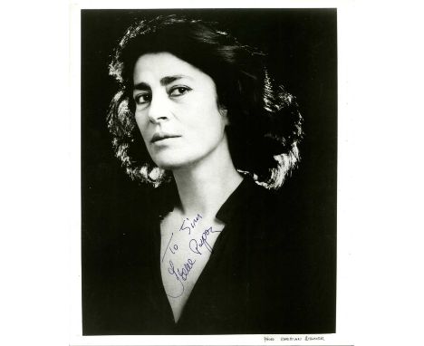 PAPAS IRENE: (1929-2022) Greek actress. Signed and inscribed 8 x 10 photograph of Papas in a head and shoulders pose. Photogr