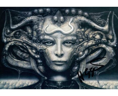 GIGER H. R.: (1940-2014) Swiss artist, part of the special effects team that won an Academy Award for the visual design of Ri