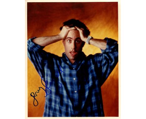 SEINFELD: Small selection of three signed colour 8 x 10 photographs by various principal cast members of the American televis