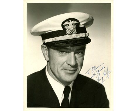 COOPER GARY: (1901-1961) American actor, Academy Award winner. An excellent vintage signed and inscribed 8 x 10 photograph of