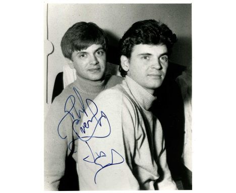 EVERLY DON: (1937-2021) &amp; PHIL (1939-2014) American rock duo. A good signed 8 x 10 photograph by both siblings individual