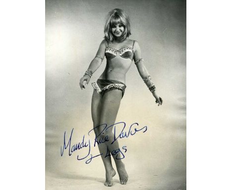 RICE-DAVIES MANDY: (1944-2014) British model and showgirl associated with Christine Keeler and a central figure in the Profum