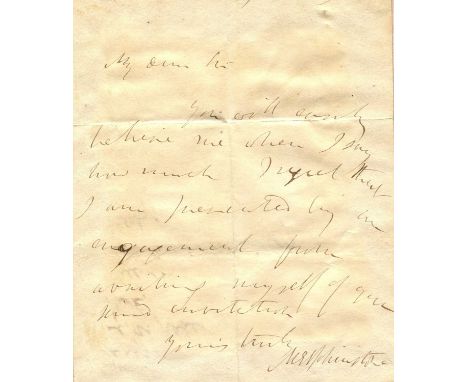 [INDIA]: ELPHINSTONE MOUNTSTUART (1779-1859) Scottish statesman and historian, associated with the government of British Indi