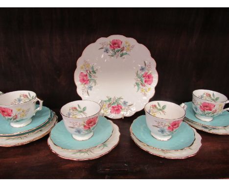 A part Aynsley '5304' tea service 