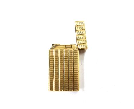 A circa 1960's Dupont, Paris France 20u gold plated lighter, No740AHG 